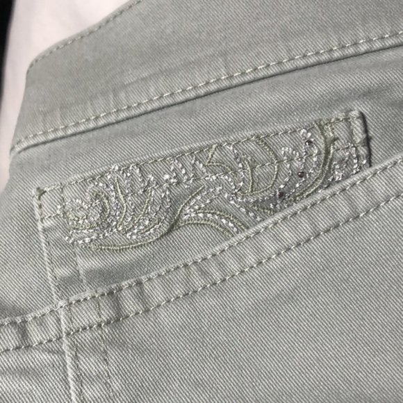 LIKE NEW HAGGAR GRAY/GREEN COTTON CROP 10/30x26 😎 - Picture 7 of 15